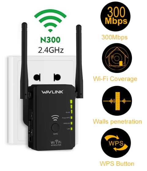 Wifi Repeater - EU Plug - - Happee Shoppee