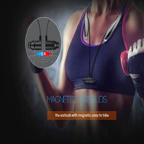 Wireless Sports Headphones - Gray - - Happee Shoppee