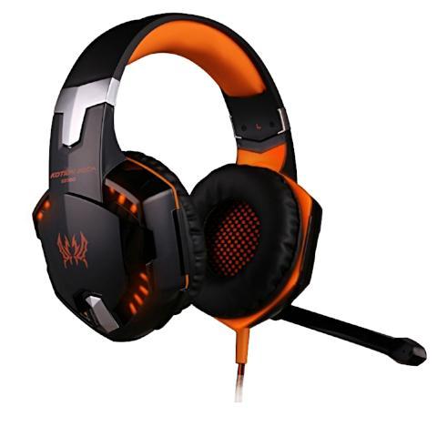 ﻿Gaming Headset - Orange - - Happee Shoppee