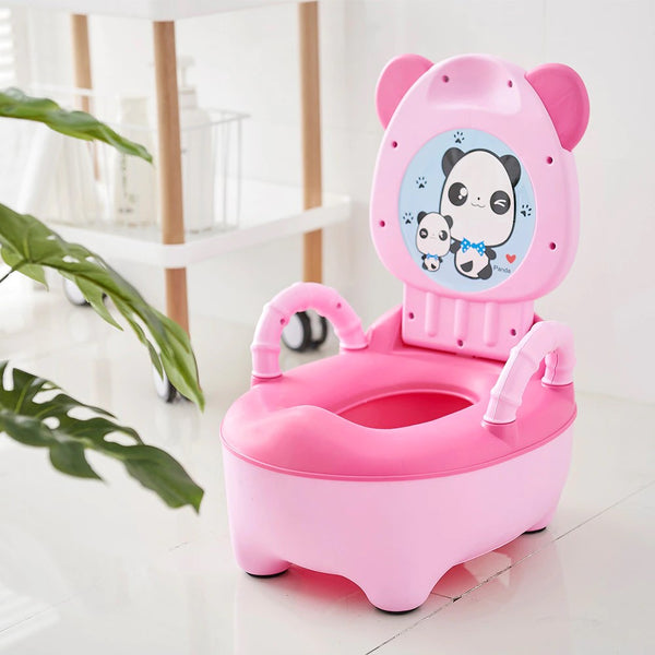 ﻿Happee Kids Toilet Seat - Panda Pink - - Happee Shoppee
