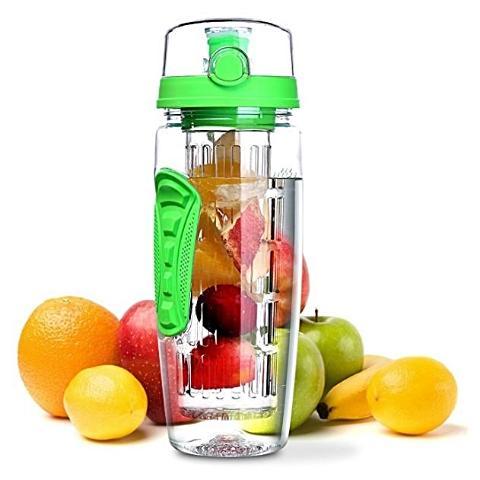 ﻿TransHO Infused Water Bottle - Green - - Happee Shoppee