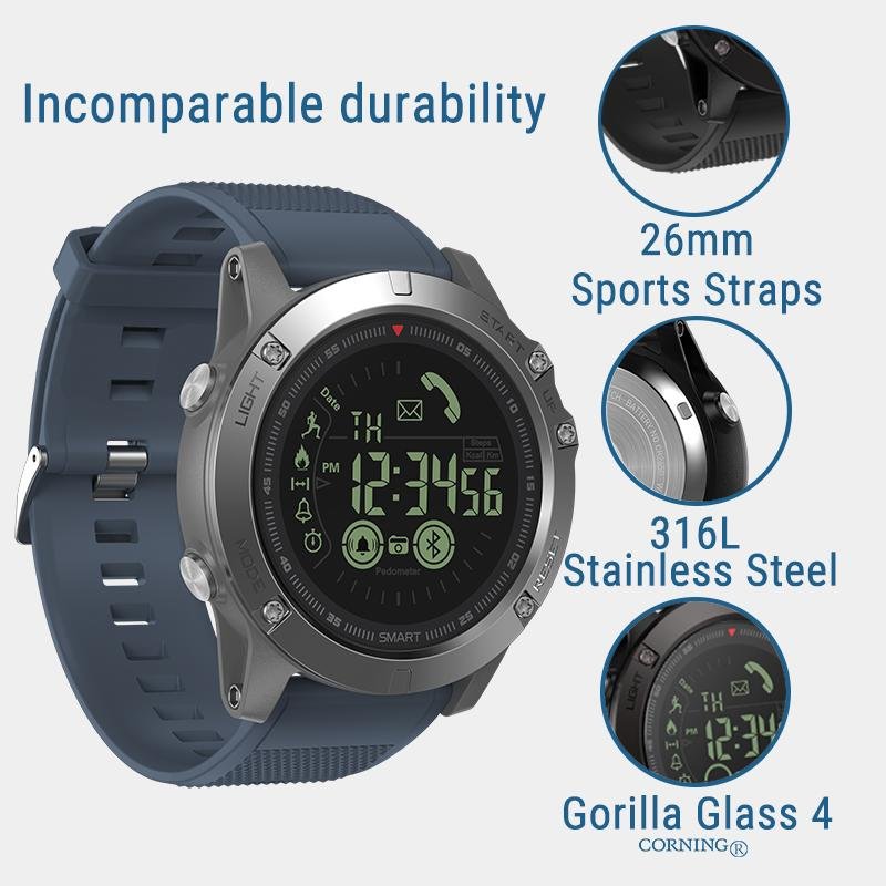 VIBE 3 Bluetooth Sports Smart Watch Rugged Sporty Happee Shoppee