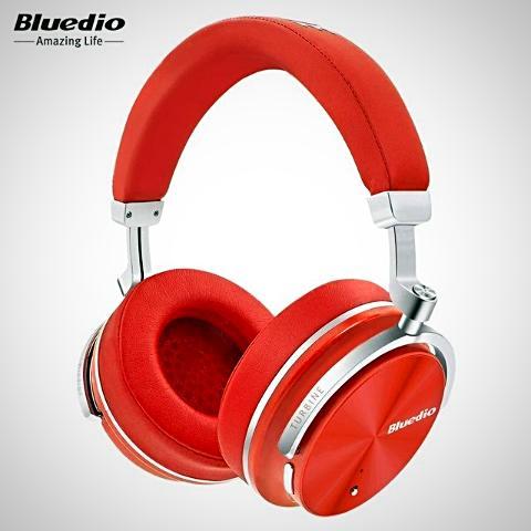 ﻿Bluedio T4S Wireless Bluetooth Headphone - Red - - Happee Shoppee