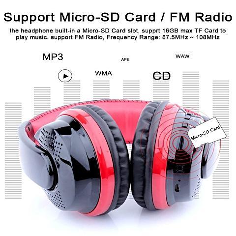 Soundd VS-HP885 Auriculares Radio FM/Micro SD